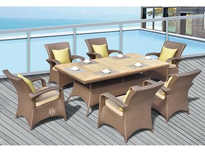 Wicker Garden Furniture Sets Table & Chair - DR-3355 Outdoor Table And Chairs Rattan