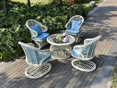 Rattan Garden Dining Table And Chairs & Chair - DR-3328