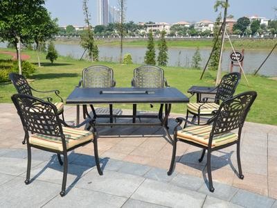 Cast Aluminum Patio Seating Sets - DR-3276AT&DR-3250AC
